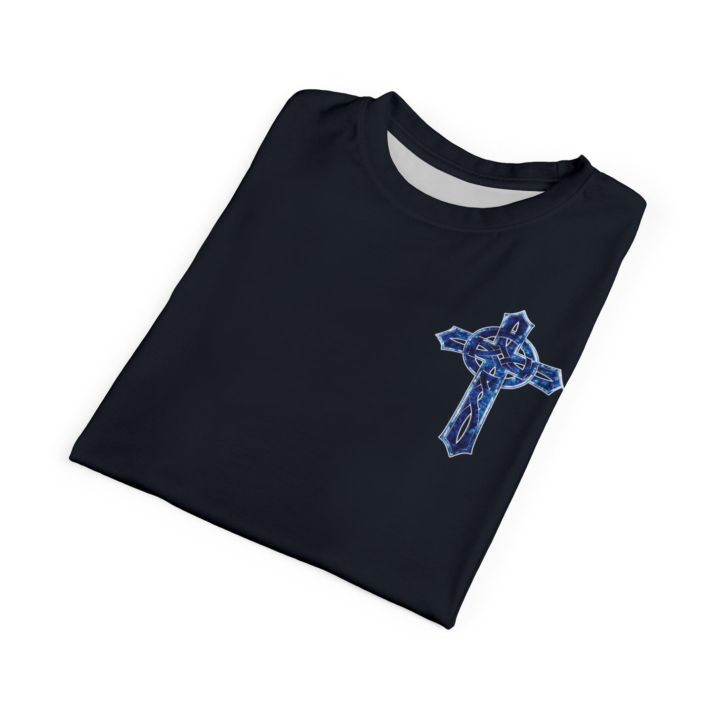 "Soldier of Christ", Unisex T-shirt (Blackstone Blue)
