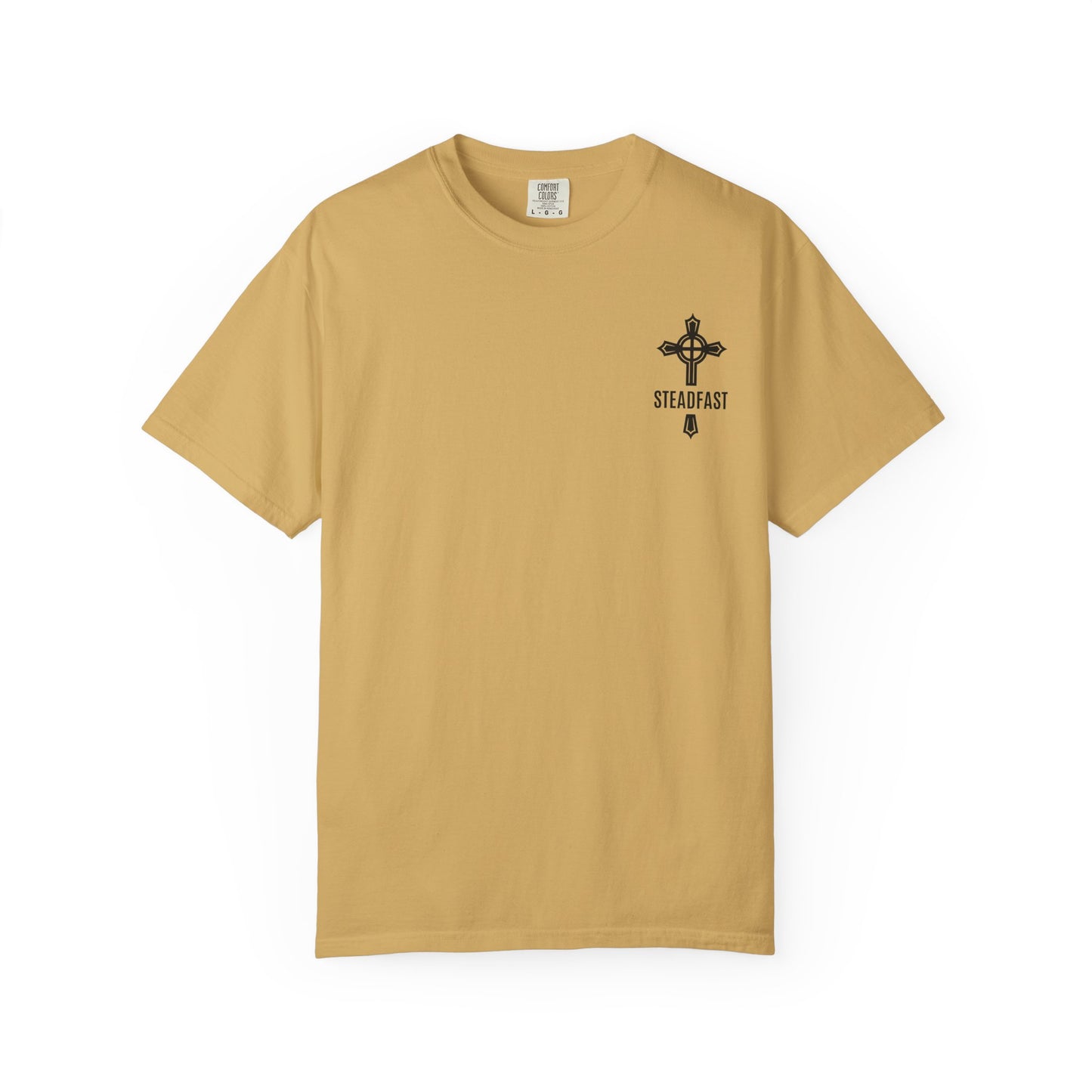 "Steadfast Cross in Black", Unisex T-shirt