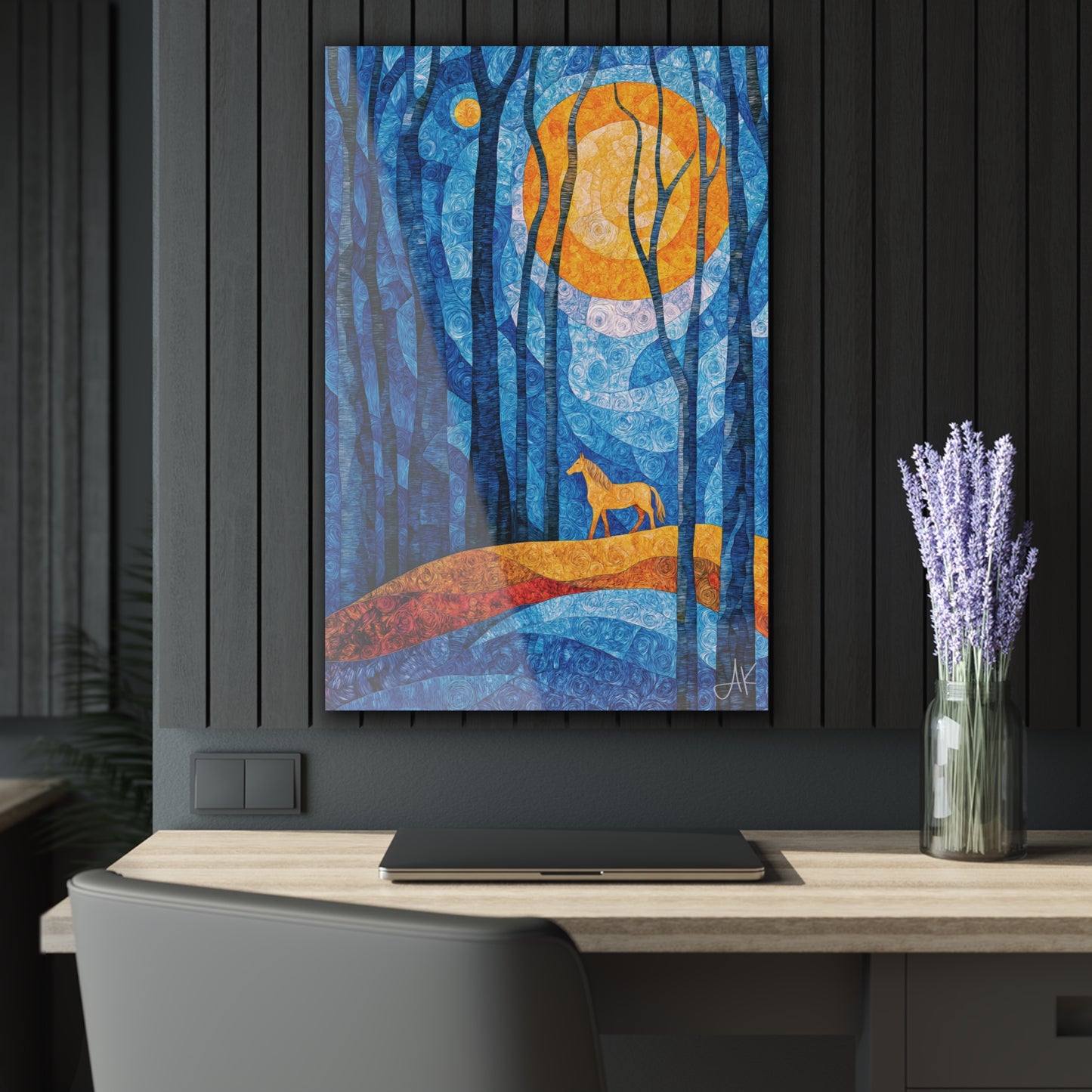 "Bathing in Early Morning's Light", Fine Art Acrylic Wall Prints (French Cleat Hanging)