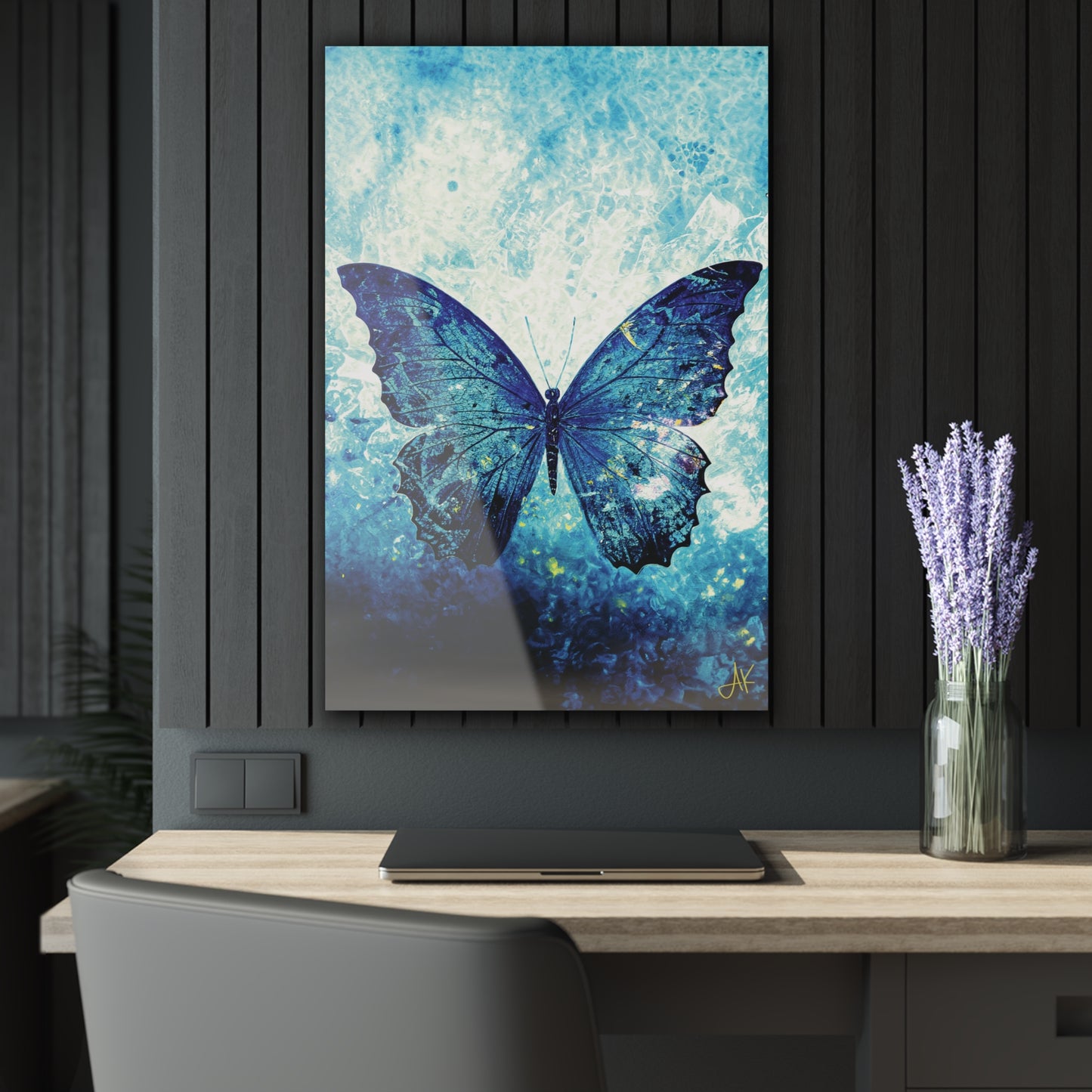 "Reborn" 2 Corinthians 5:17 (NIV), Fine Art Acrylic Wall Prints (French Cleat Hanging)