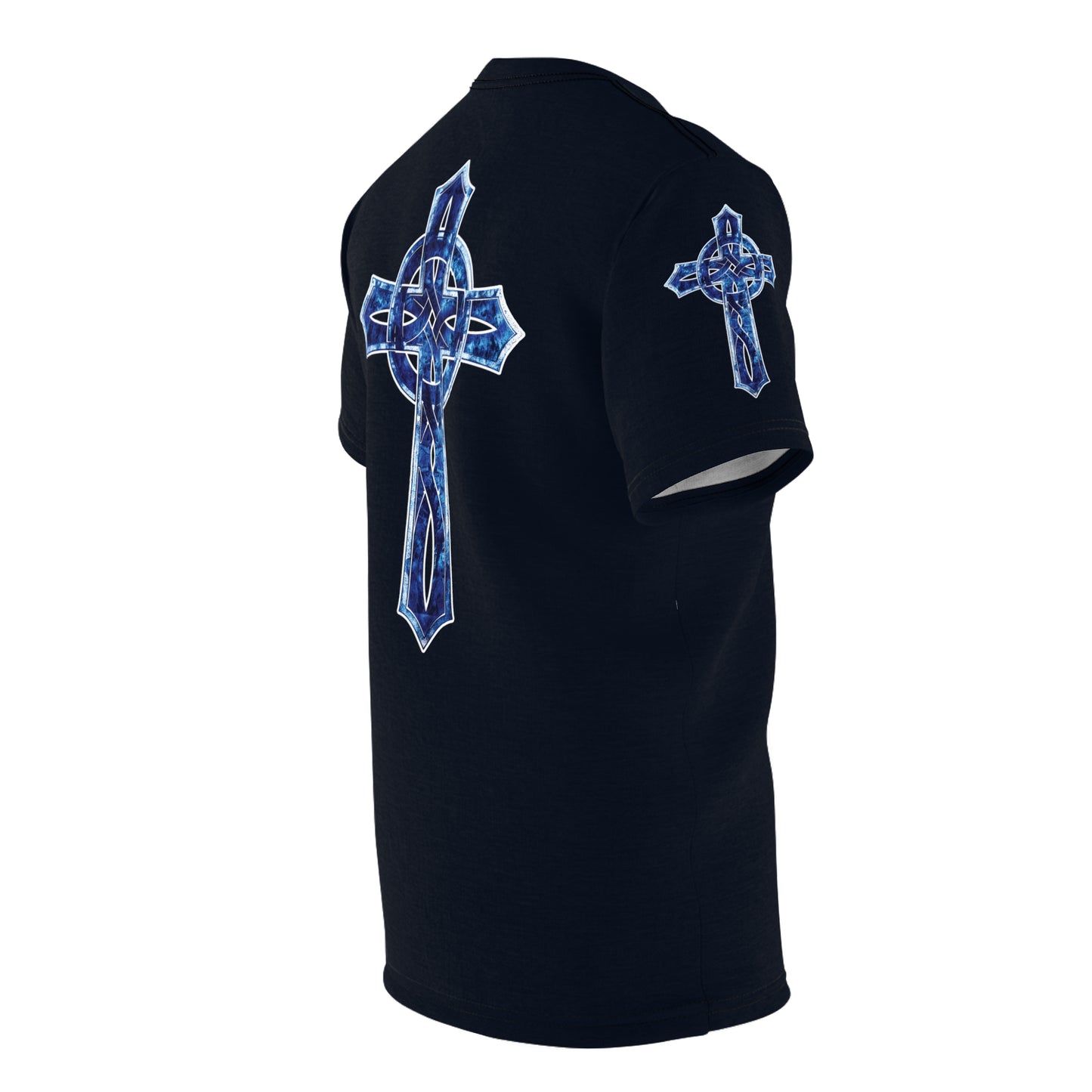 "Soldier of Christ", Unisex T-shirt (Blackstone Blue)