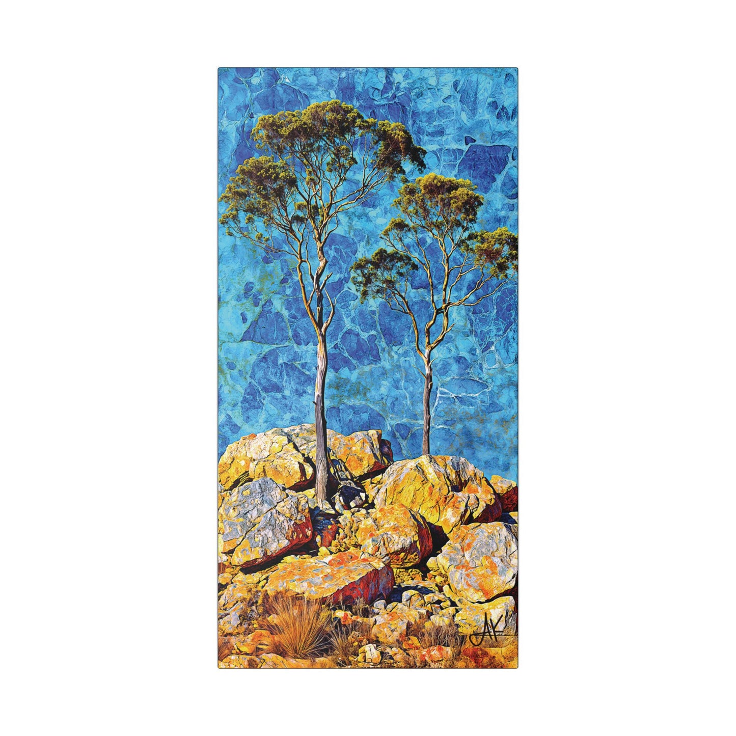 "Australian Landscape" #224, Stretched Classic Canvas Fine Art Print