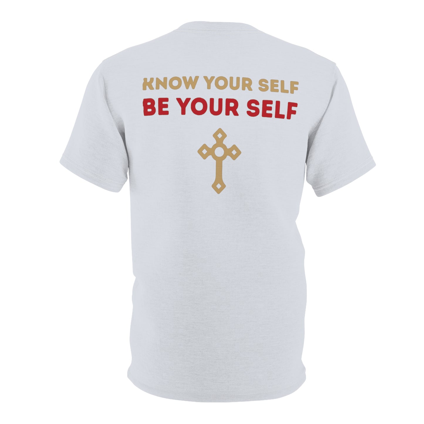 "Know Your Self", Unisex T-shirt (Inked Silk Grey)