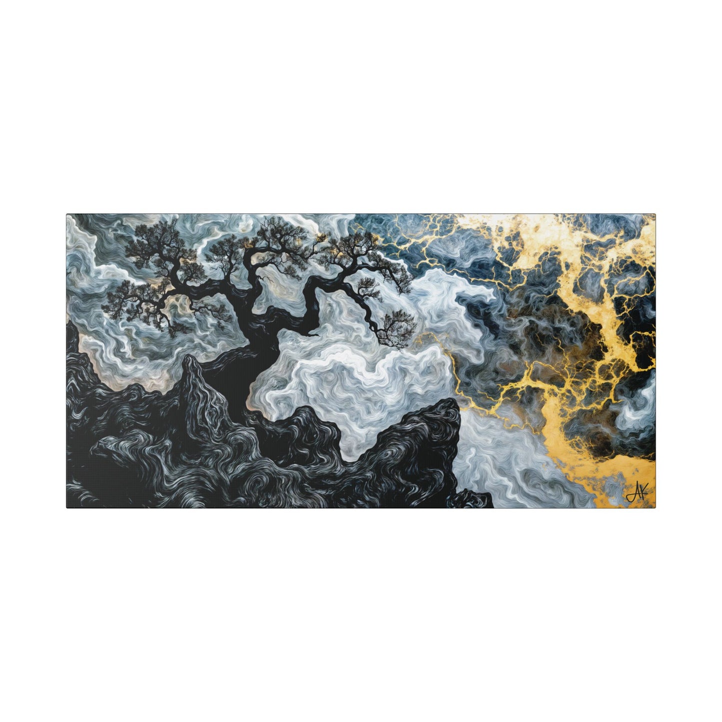 "An Crann Naomh (Gaelic) - The Sacred Tree (English)", Stretched Classic Canvas Fine Art Print