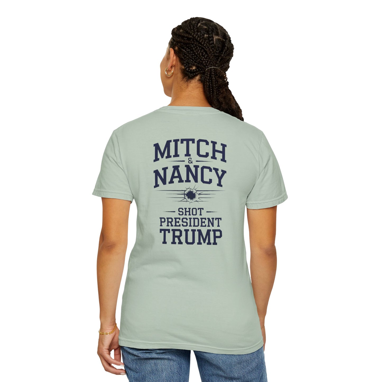 "Mitch & Nancy Shot President Trump", Unisex T-shirt