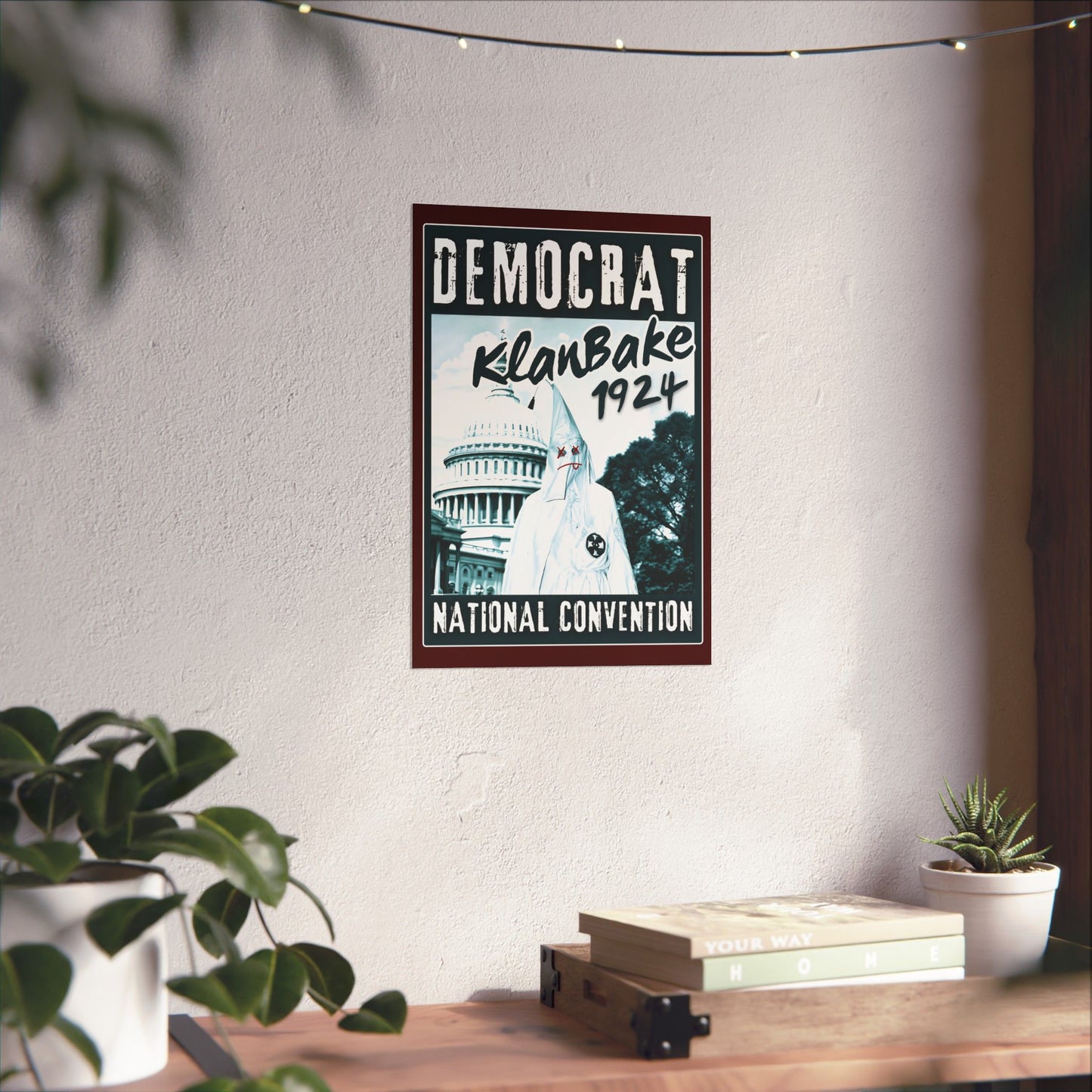"Democrat KlanBake 1924", Matte Poster (Nine Tails Red)
