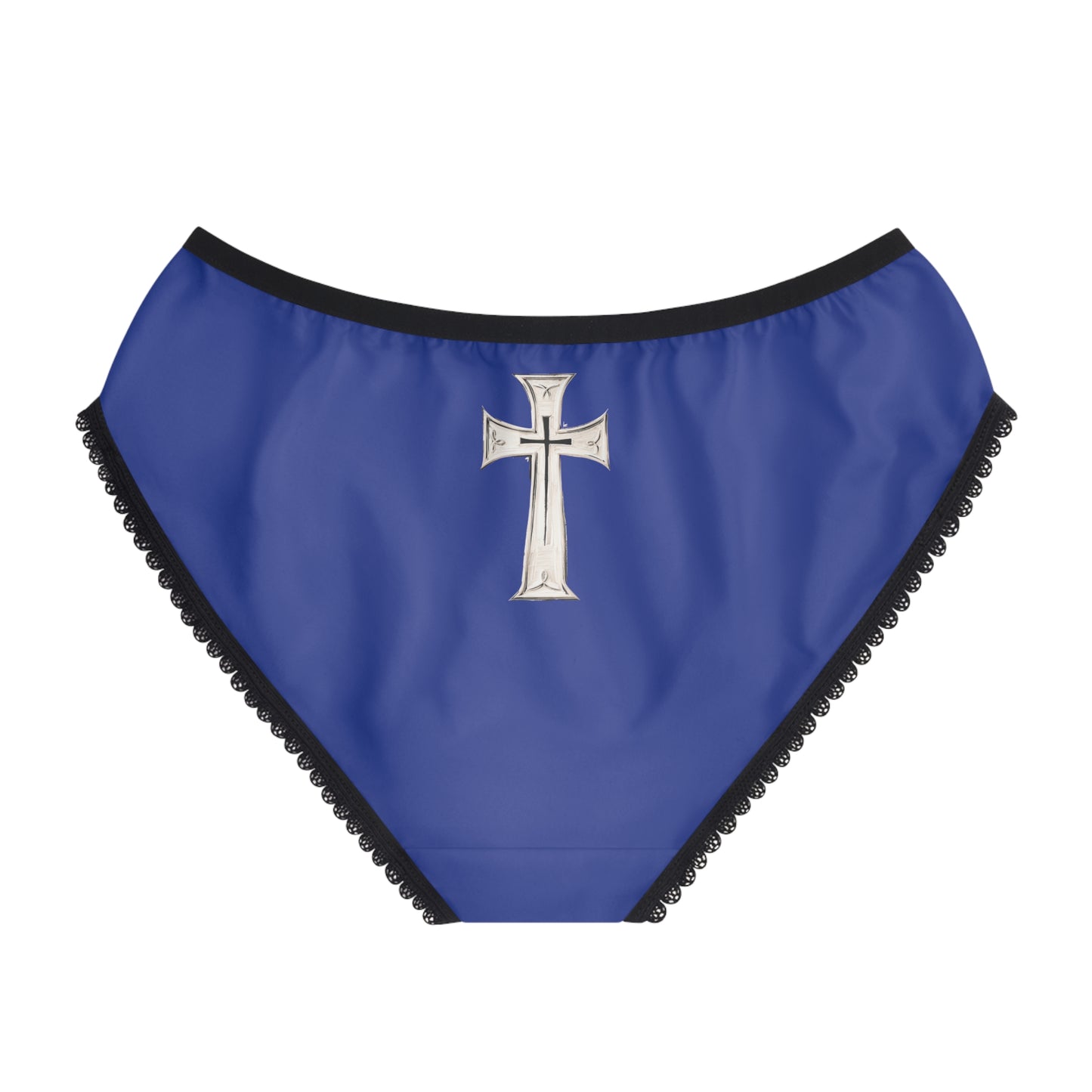 "First Darkness Then Comes Light" #02, Women's Briefs (Electric Deep Blue)