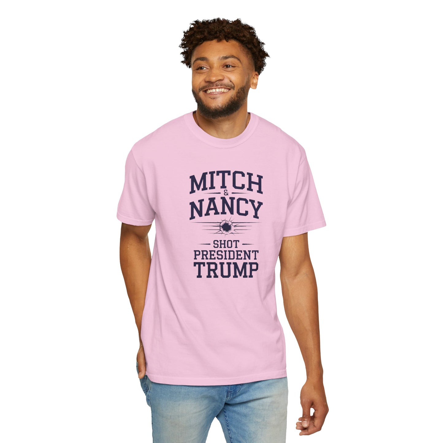 "Mitch & Nancy Shot President Trump", Unisex T-shirt