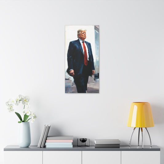 "Trump Portrait" #11, Stretched Classic Canvas Fine Art Print