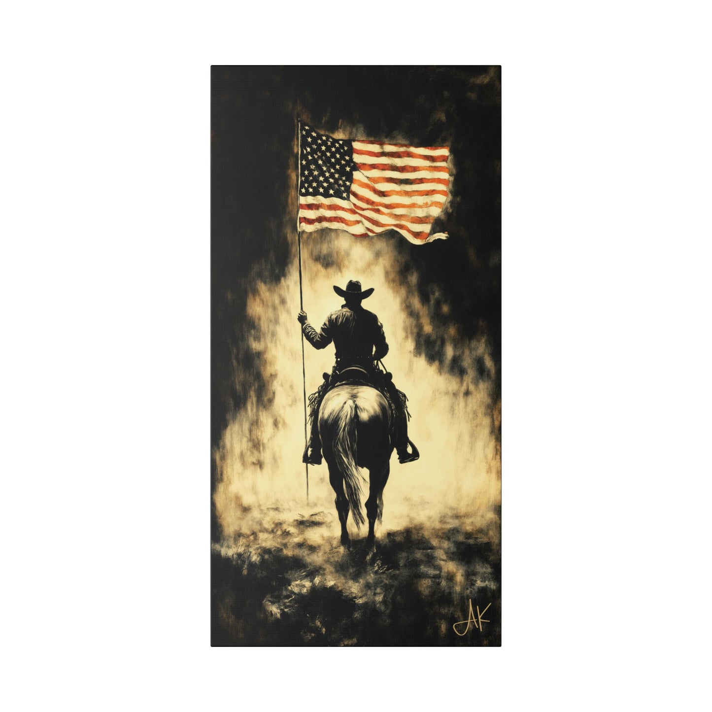 "Holding the Line", Stretched Classic Canvas Fine Art Print