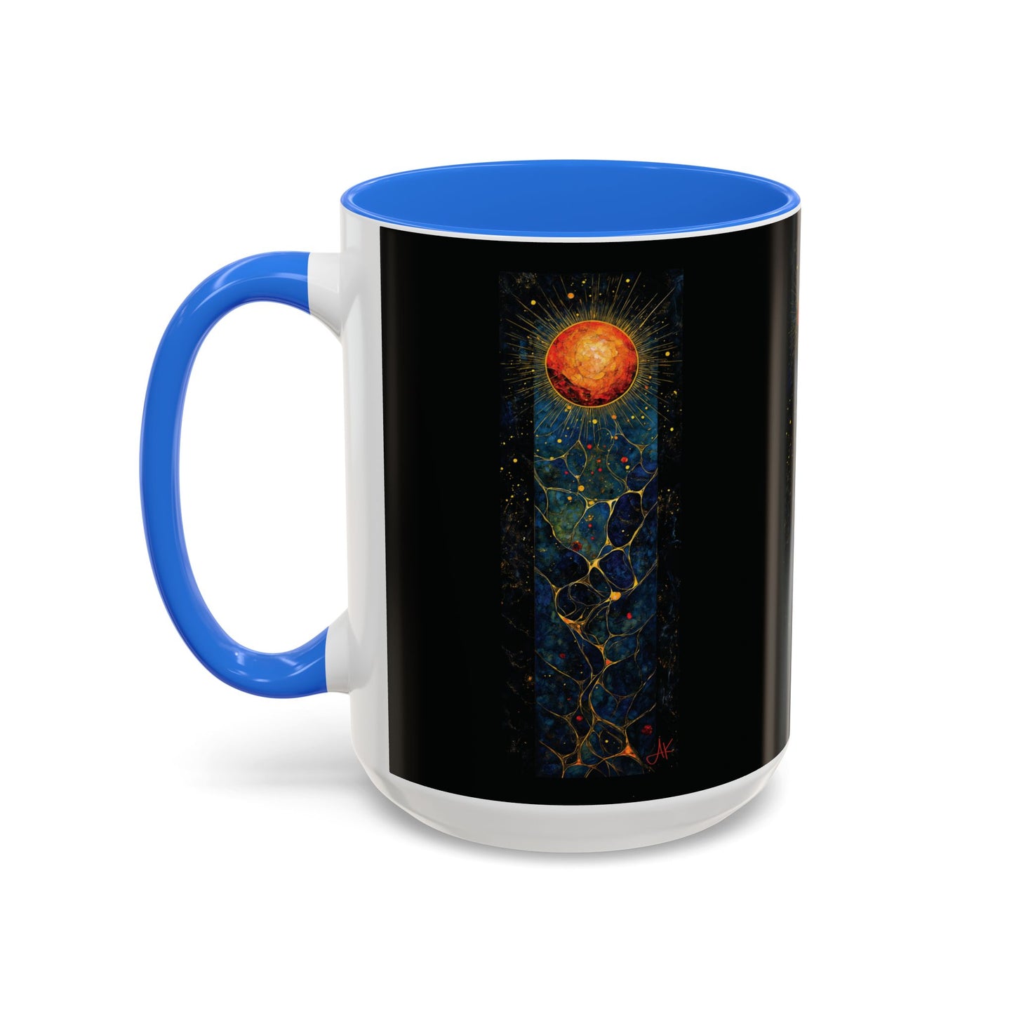 "The Living Light (John 8:12)", Colorful Mugs (11oz, 15oz)