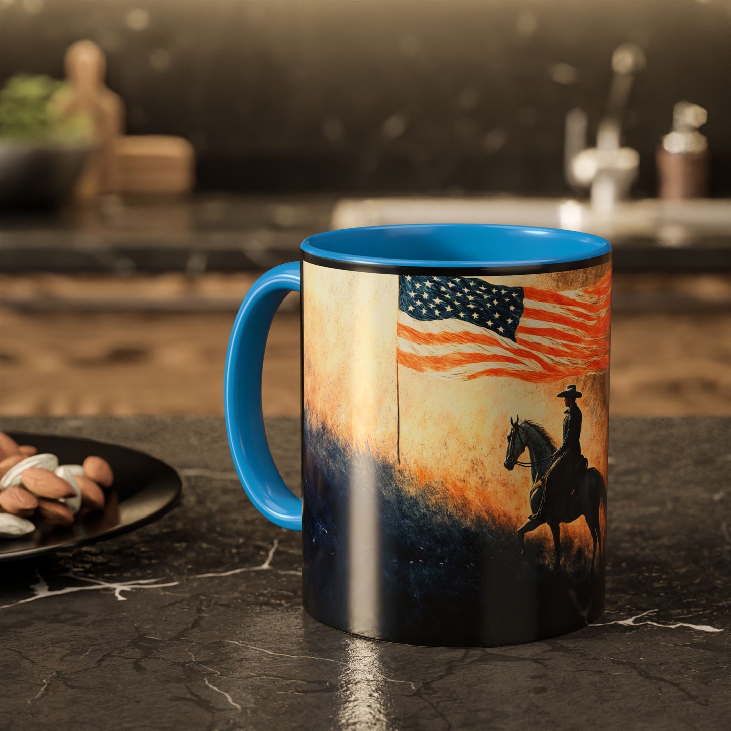 "Liberty under God", Colorful Mugs (11oz, 15oz)