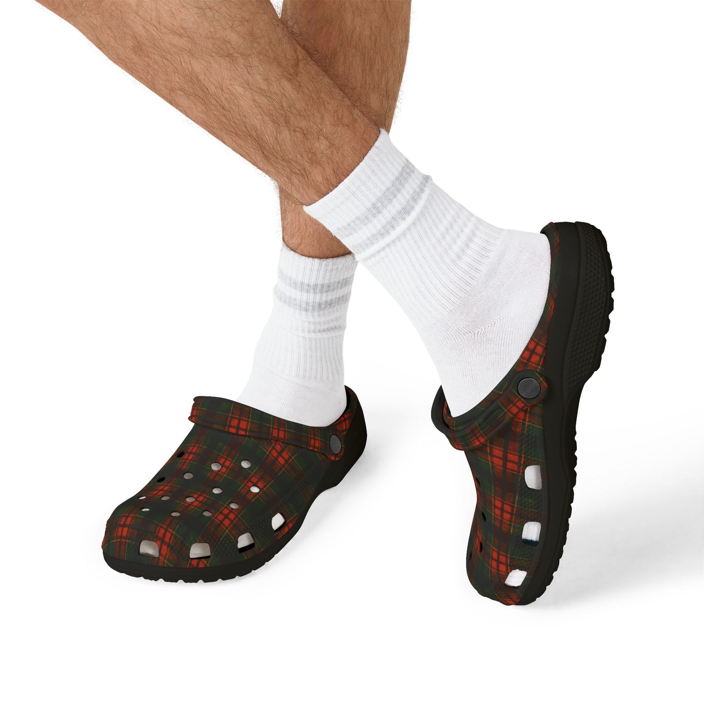 "Kilmor Brieve Tartan", Foam Rubber Clogs