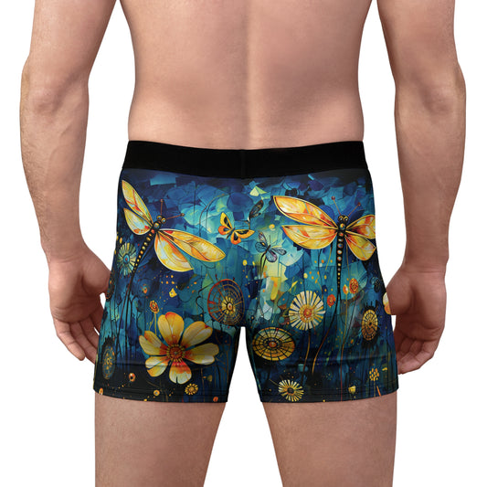 "Lucky Day Dragonflies", Men's Boxer Briefs