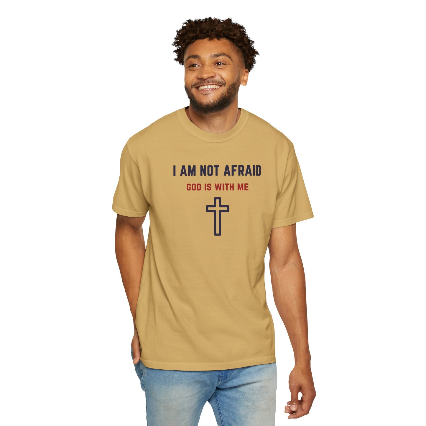 "I am not Afraid", Unisex T-shirt (Light Colors)