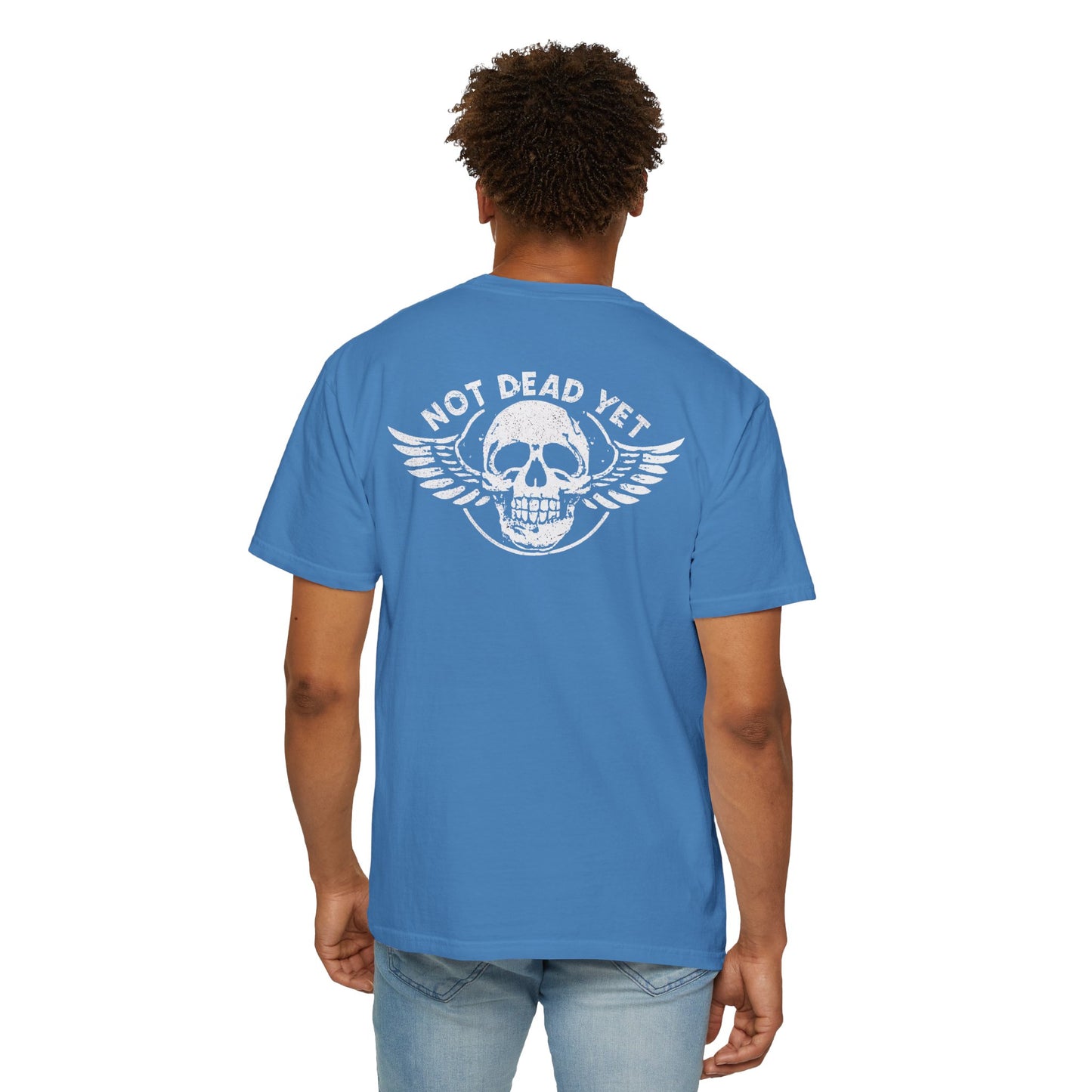 "Not Dead Yet - Winged Skull", Unisex T-shirt