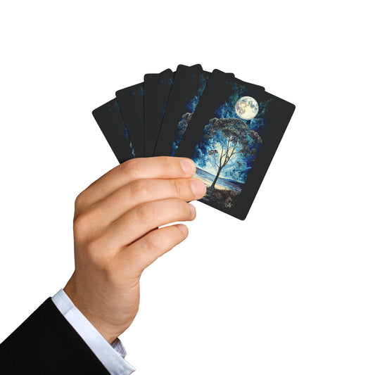 "Unbroken Across Time", Fine Art Playing Cards (Void Black)