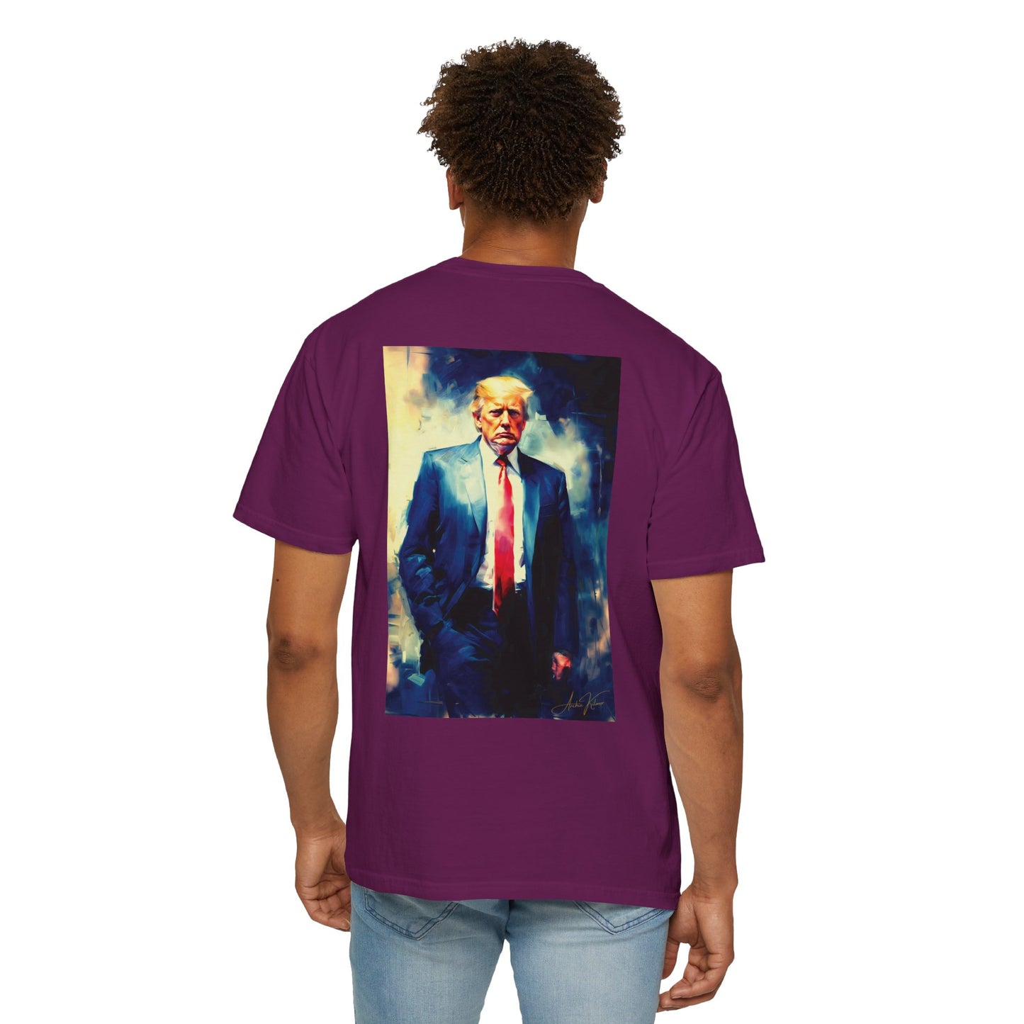 "Trump Portrait No. 6", Unisex T-shirt (Dark Colors)