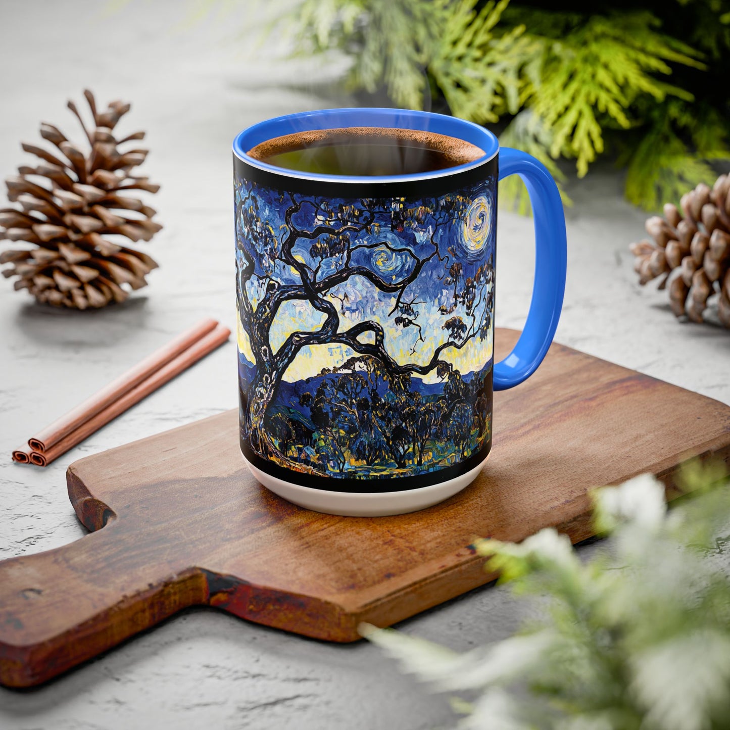 "Crann na Beannachd (Gaelic) - Tree of Blessing (English)", Colorful Mugs (11oz & 15oz)