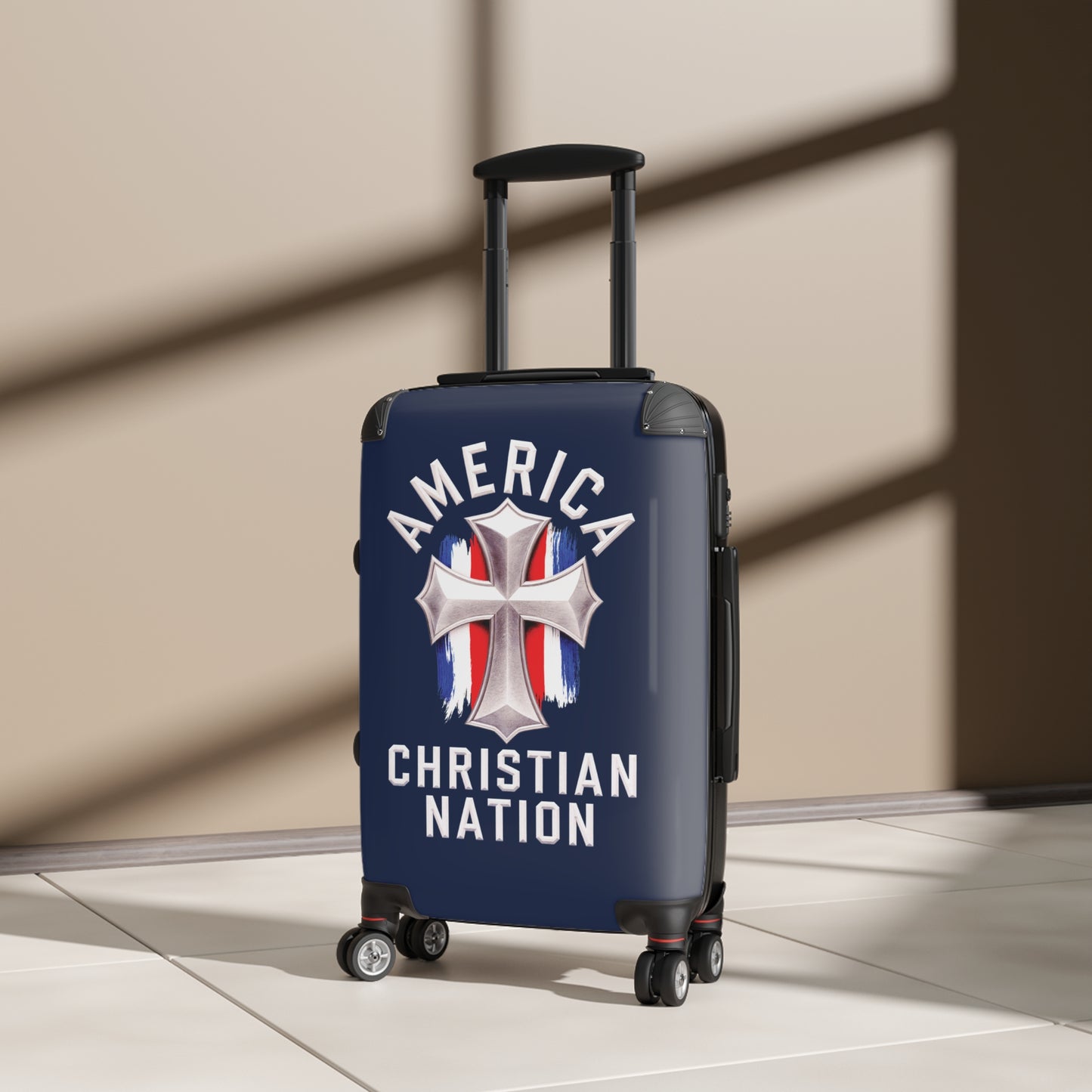 "America - Christian Nation" #01, Suitcases (Dark Blue)
