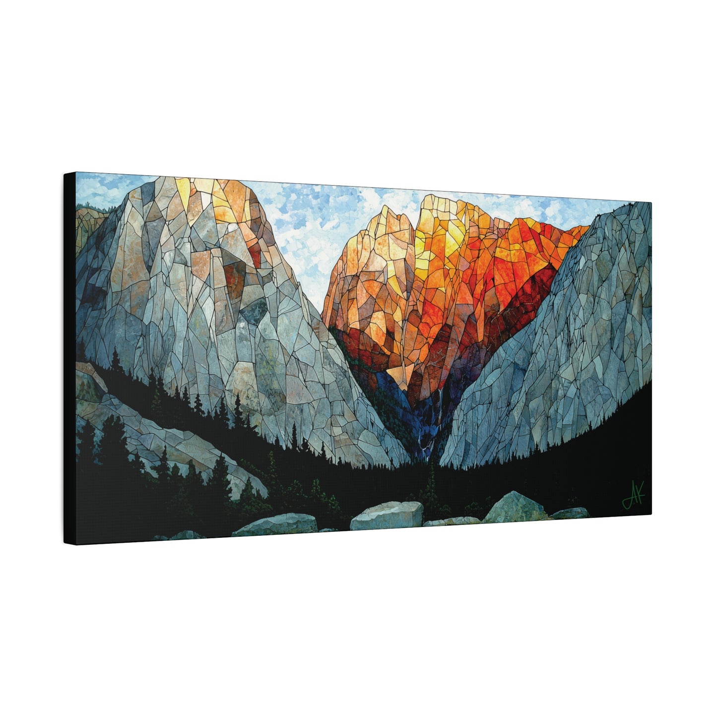 "After the Ice, Before the Gaels", Fine Art Matte Canvas, Stretched, 1.25"