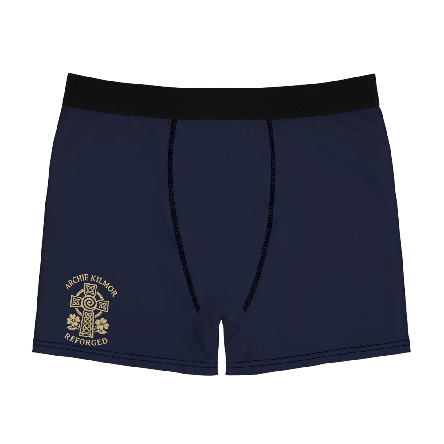 "Archie Kilmor Cross - Reforged" #01, Men's Boxer Briefs (Regal Indigo Blue)