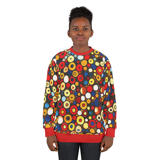 "Bits and Bobs", Unisex Sweatshirt (Republican Red Collar)