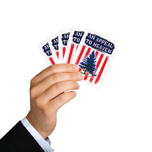 "An Appeal to Heaven", Christian Playing Cards (Porcelain White)