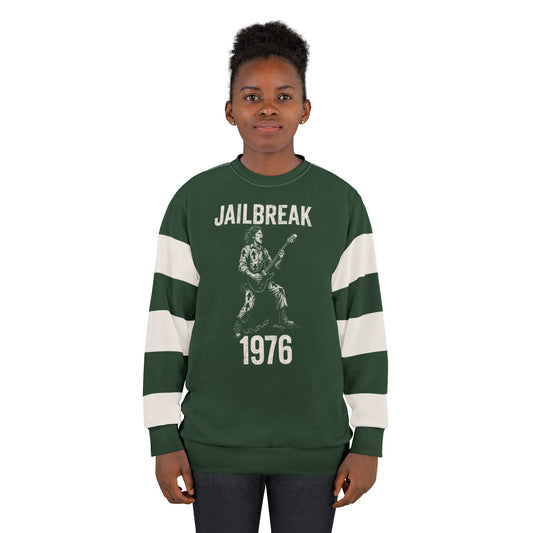 "Jailbreak 1976", Unisex Sweatshirt (Monsoon Green)