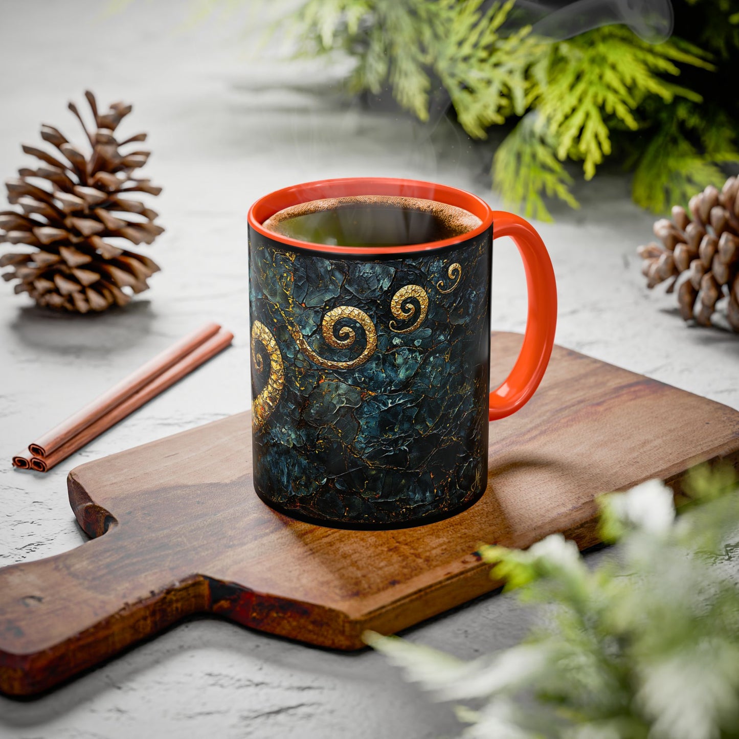"From Stone to Savior's Light", Colorful Mugs (11oz, 15oz)