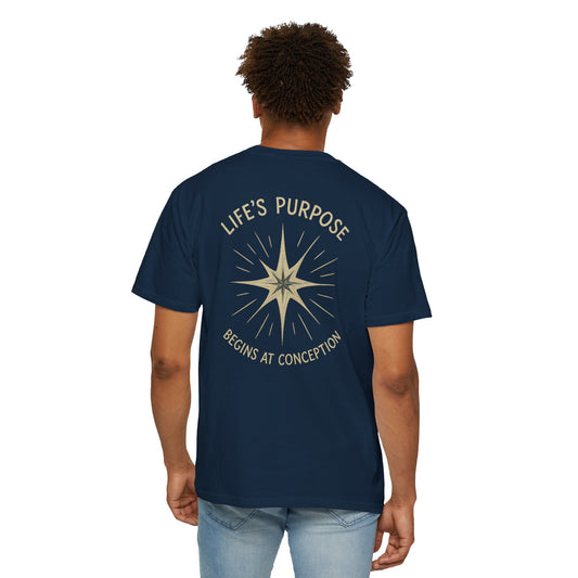 "Life's Purpose Begins at Conception #02", Unisex T-shirt