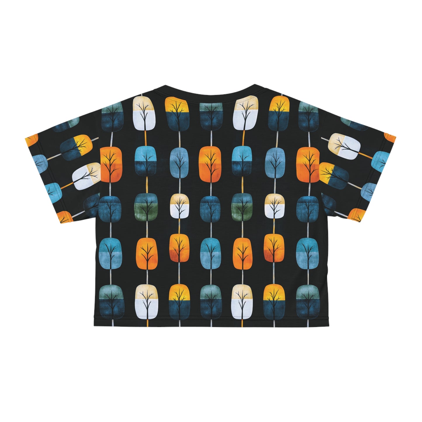 "Skyroot Grove", Crop Tee (Skyroot Black Collar)