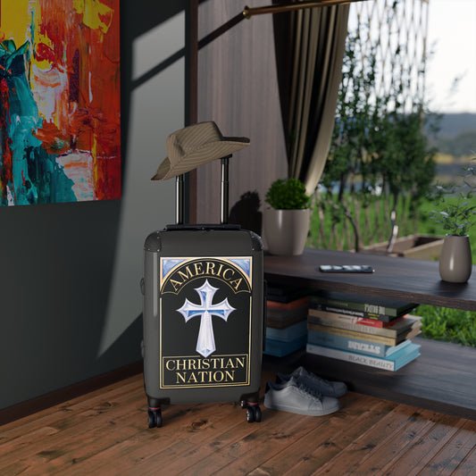 "America Christian Nation" #22 Suitcases (Jet Black)