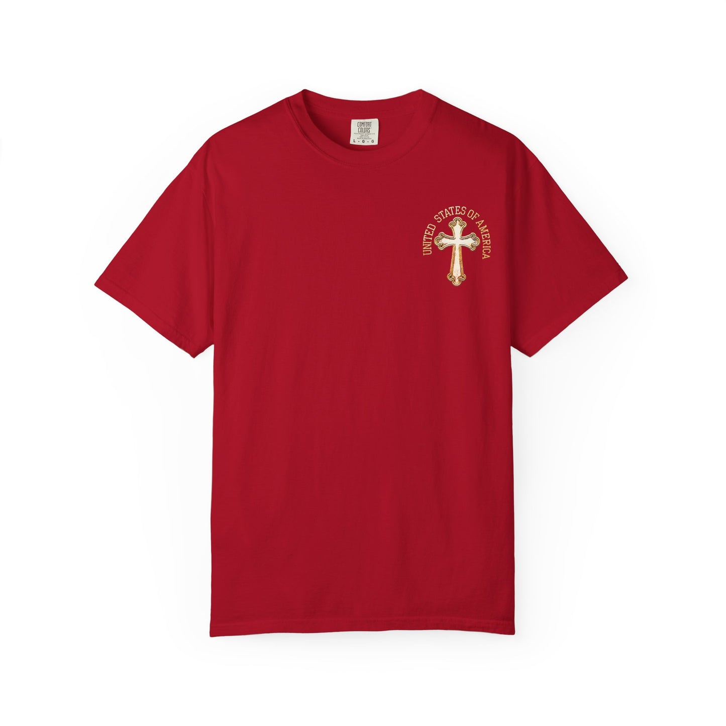"USA Gold Cross", Unisex T-shirt