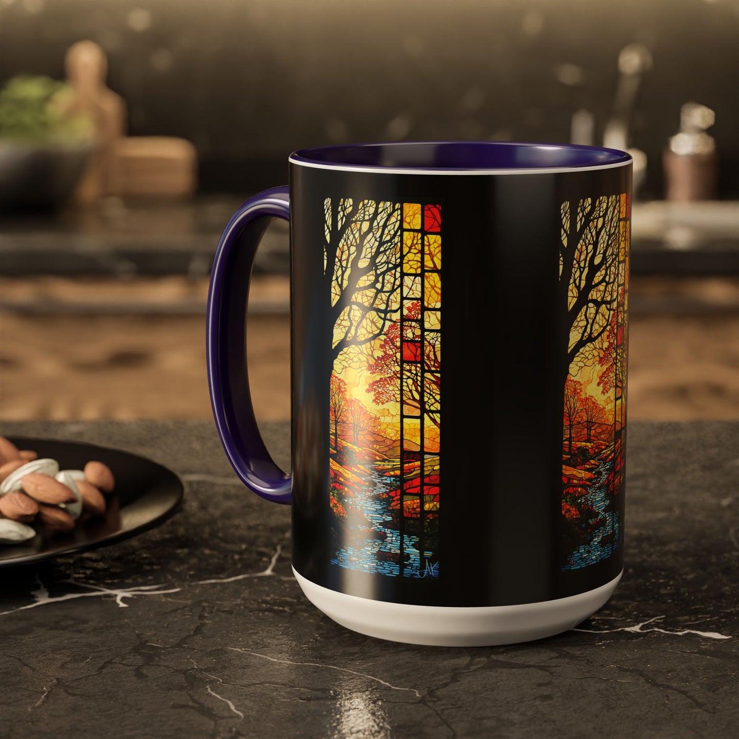 "Realization at 5", Colorful Mugs (11oz, 15oz)