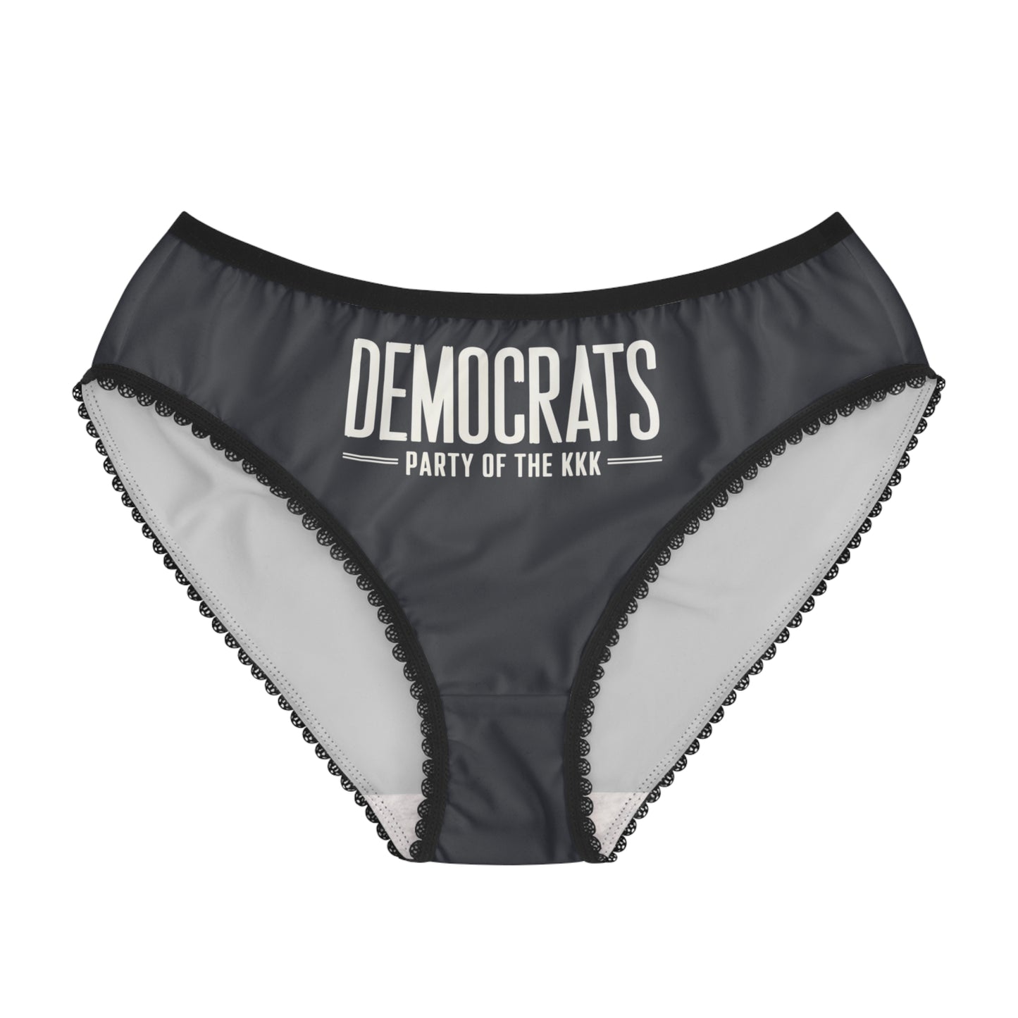 "Democrats - Party of the KKK", Women's Briefs (Highland Grey)