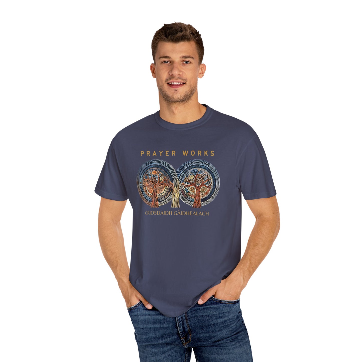 "Prayer Works - Criosdaidh Gàidhealach", Unisex T-shirt