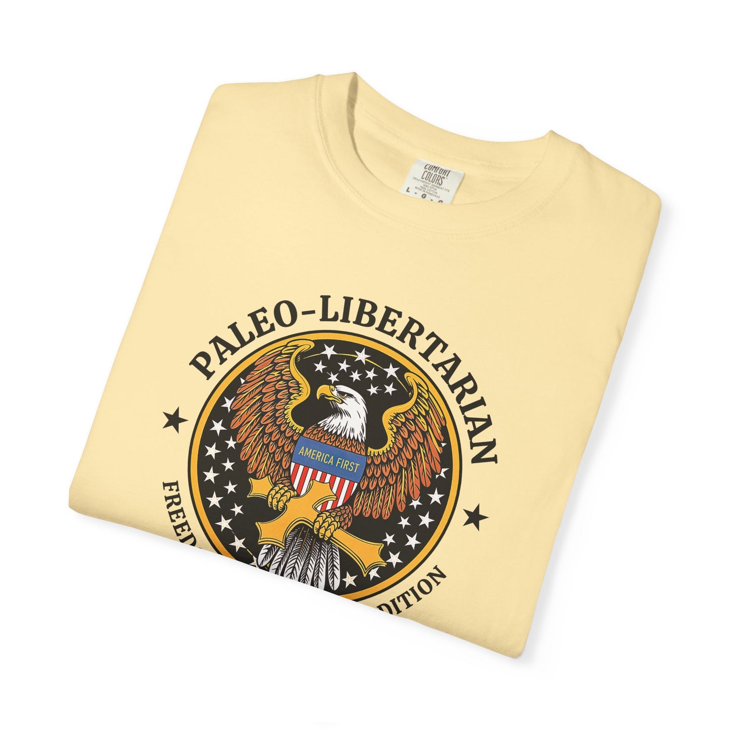 "Paleo-Libertarian" #01, Unisex T-shirt (Light Colors)
