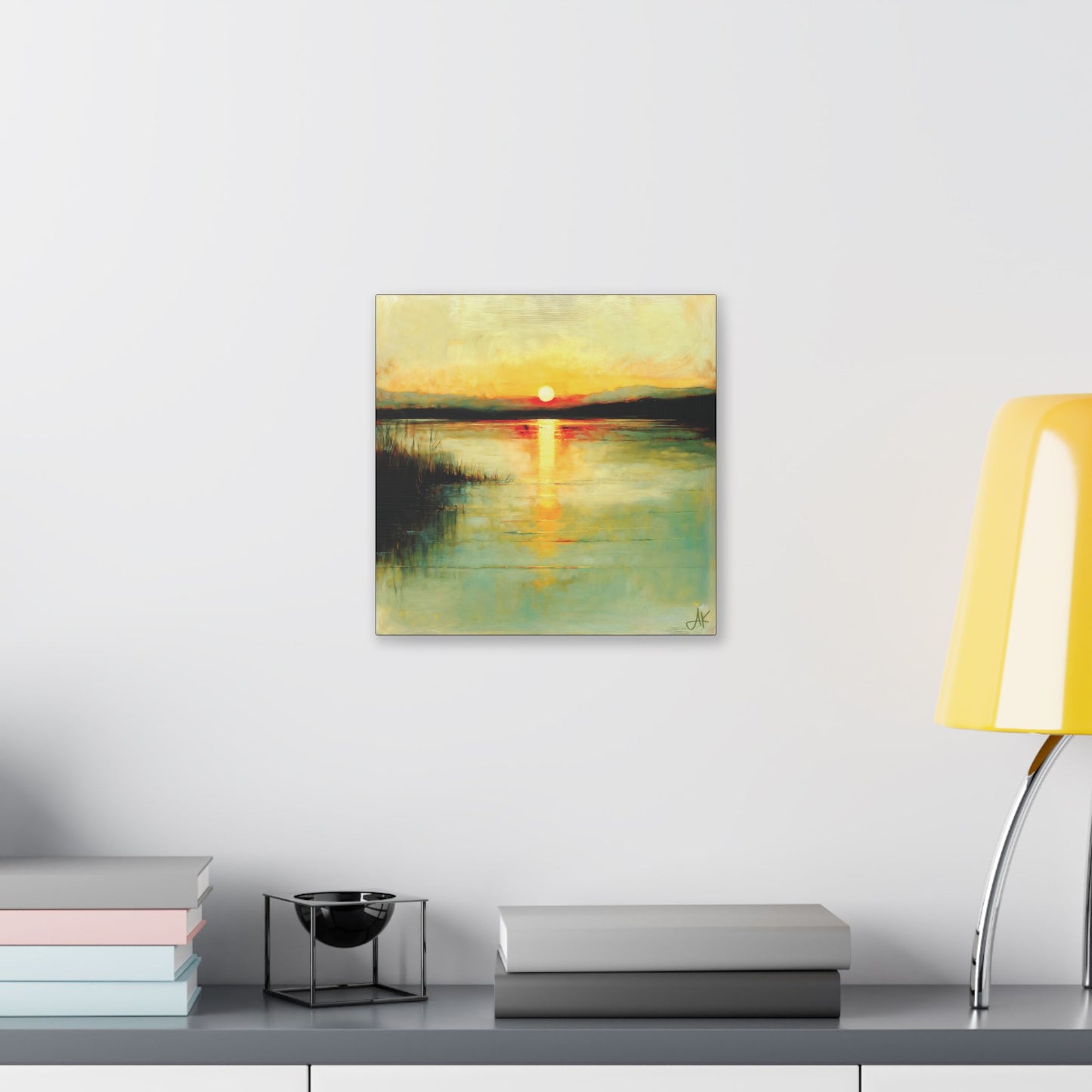 "Today Becomes Yesterday", Stretched Classic Canvas Fine Art Print
