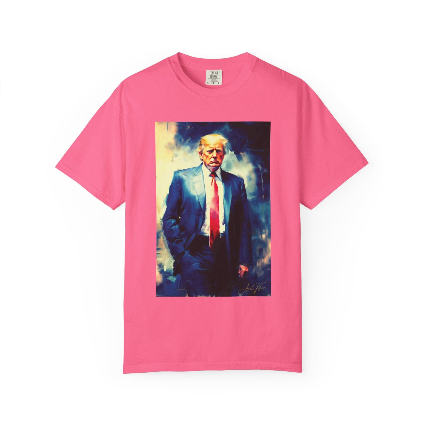 "Trump Portrait No. 6", Unisex T-shirt (Dark Colors)