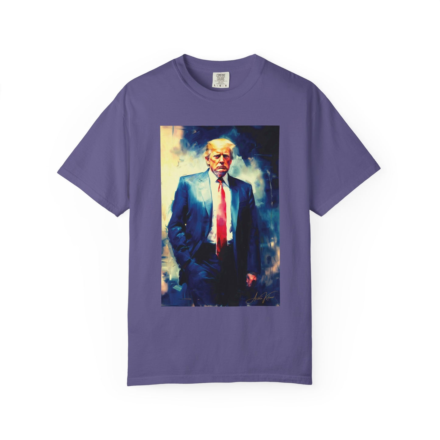 "Trump Portrait No. 6", Unisex T-shirt (Dark Colors)