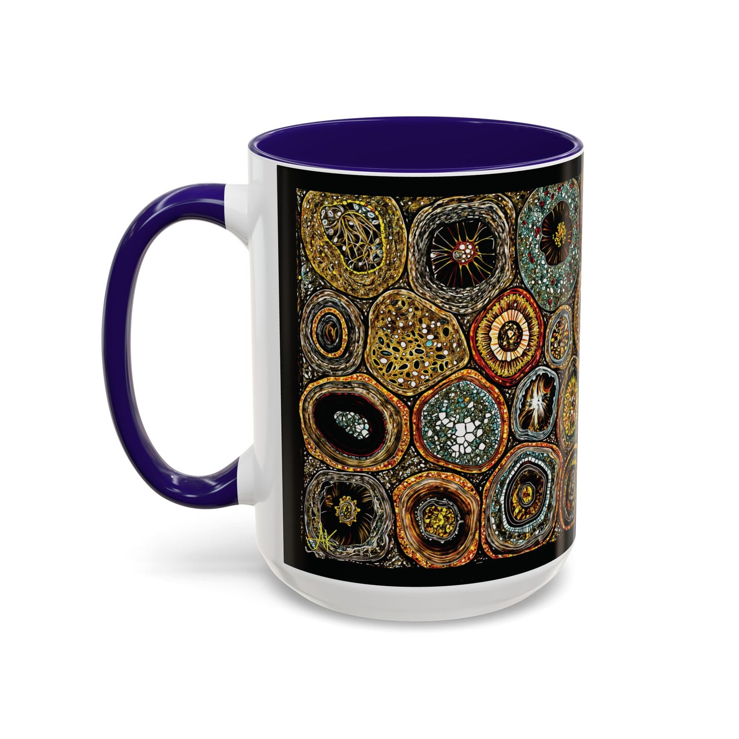 "Every Detail, His Design", Colorful Mugs (11oz, 15oz)