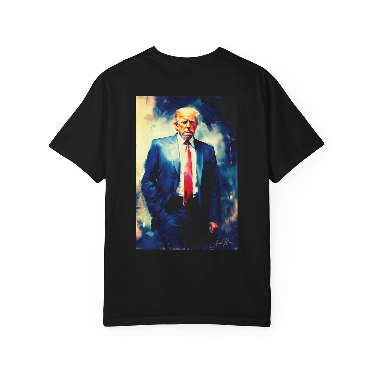 "Trump Portrait No. 6", Unisex T-shirt (Dark Colors)