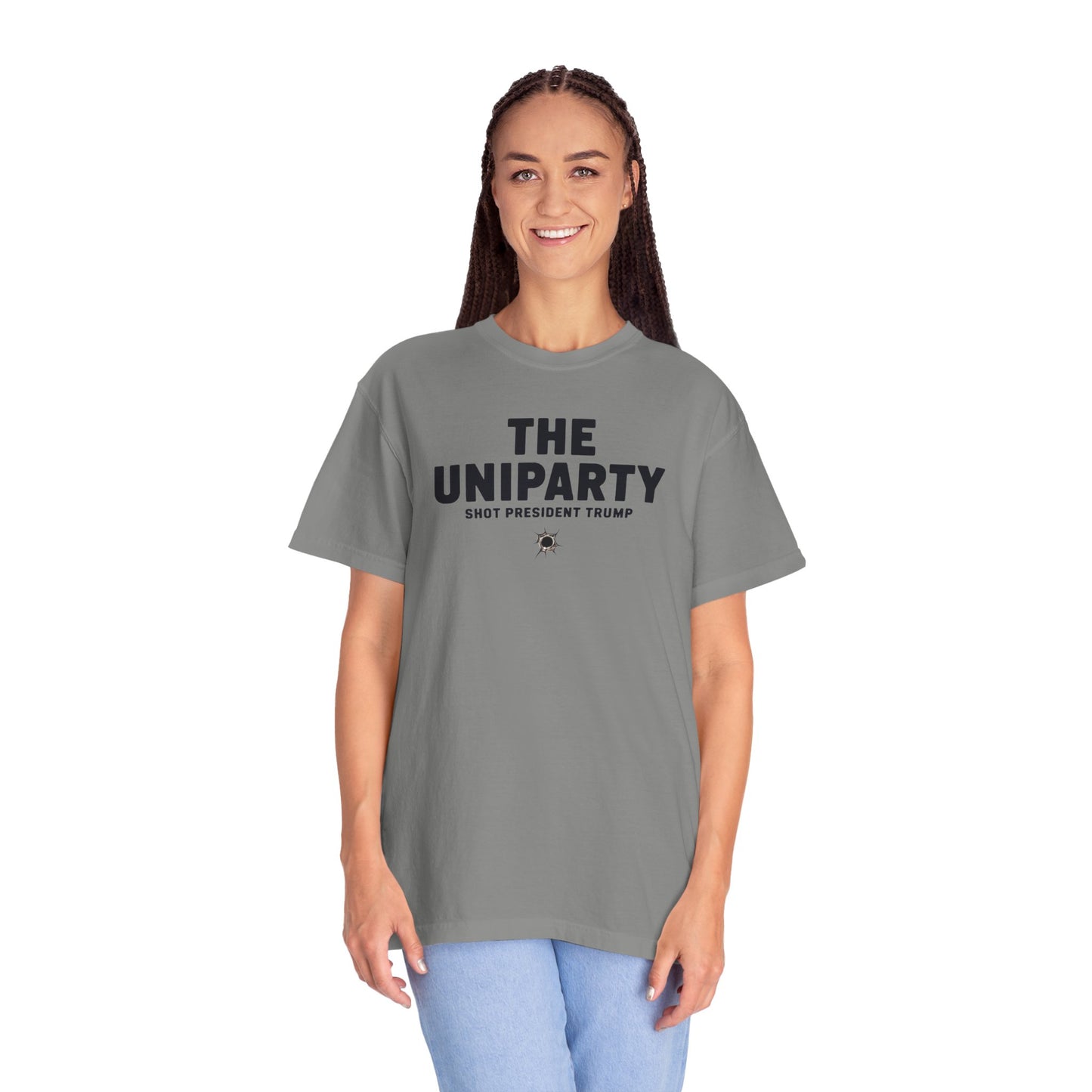 "The Uniparty Shot President Trump" #02, Unisex T-shirt