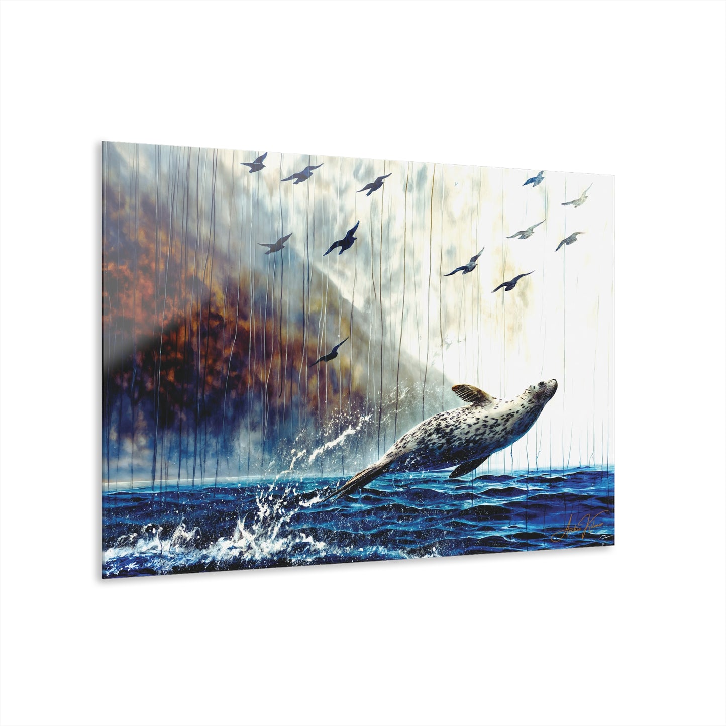 "Exuberance of Youth", Fine Art Acrylic Wall Prints (French Cleat Hanging)
