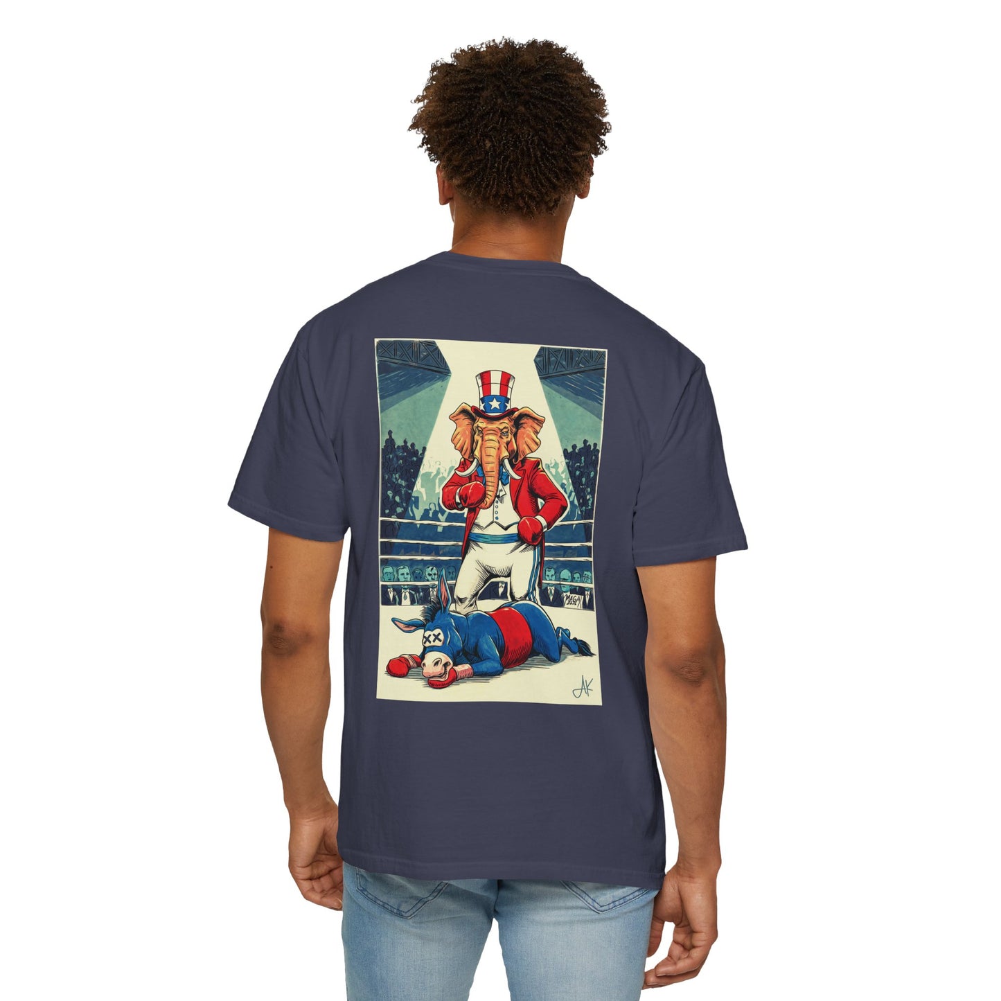 "Brutal Woke Knockout 2024", Unisex T-shirt (Dark Colors)