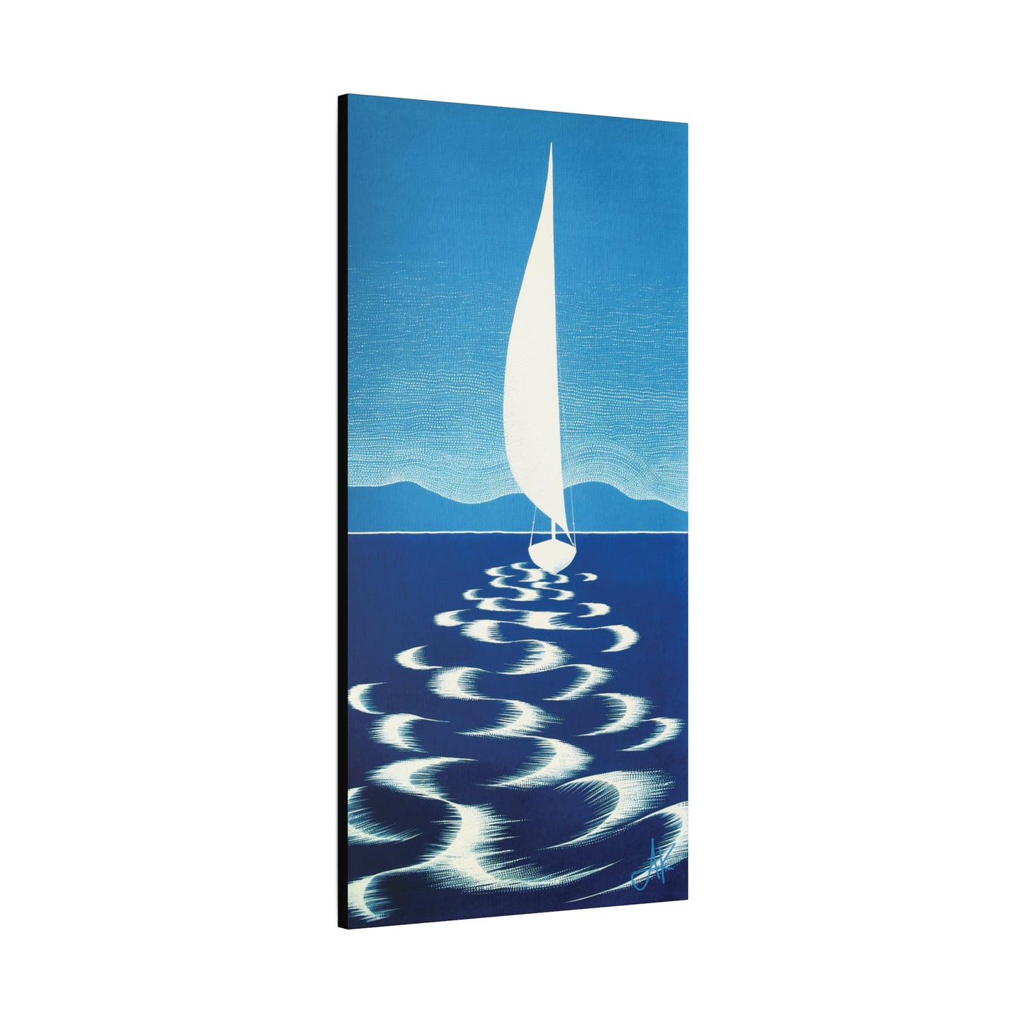 "Smooth Sailing", Fine Art Matte Canvas, Stretched, 1.25"