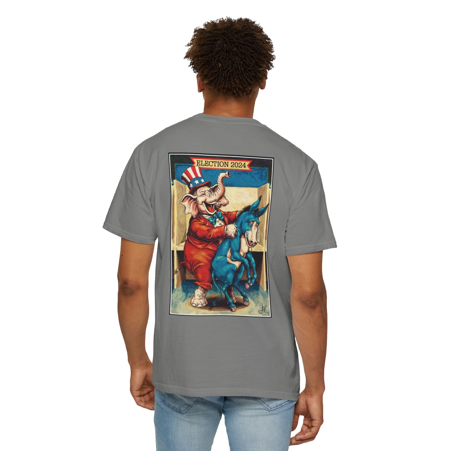 "MAGA Spanked the Donkeys 2024", Unisex T-shirt (Light Colors)