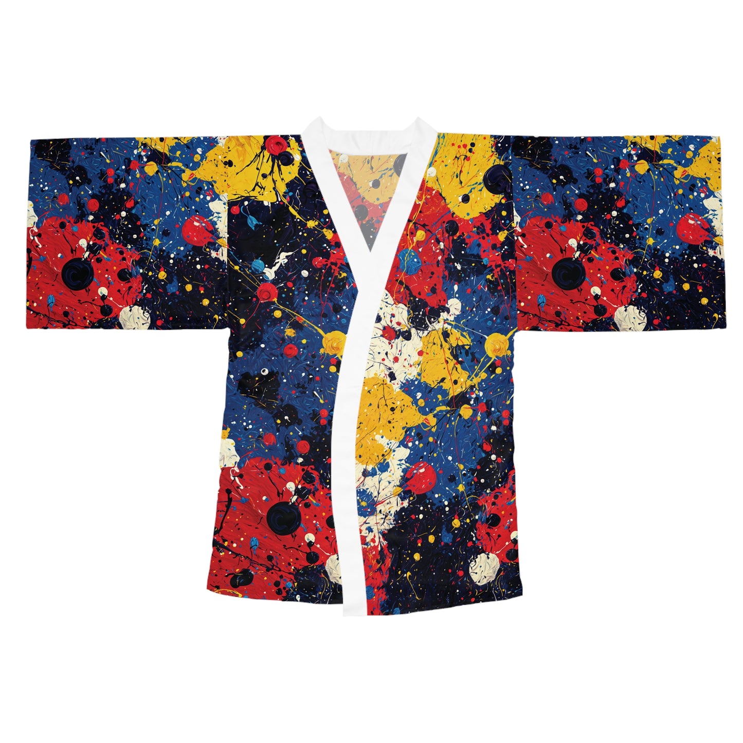 "Abstract 274", Long Sleeve Kimono Robe