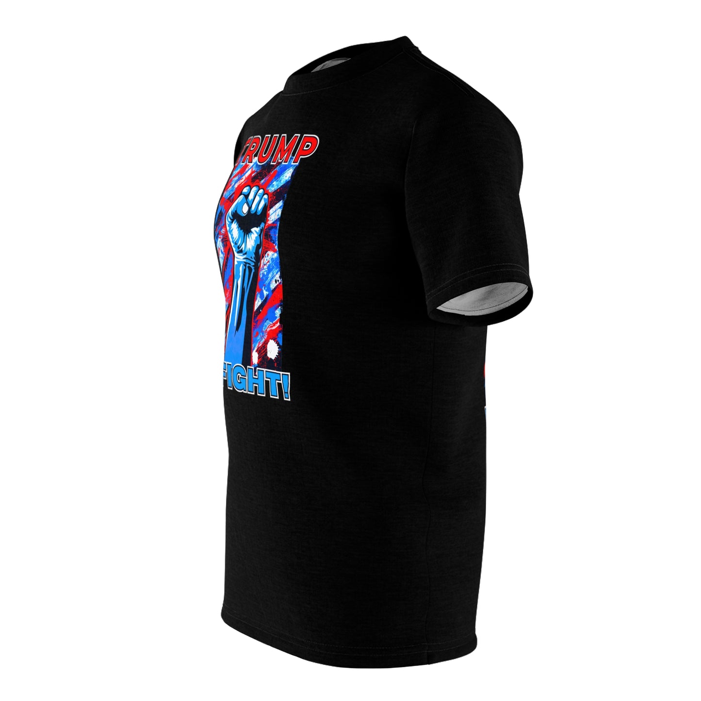 "TRUMP FIGHT!", Unisex T-shirt (Black)